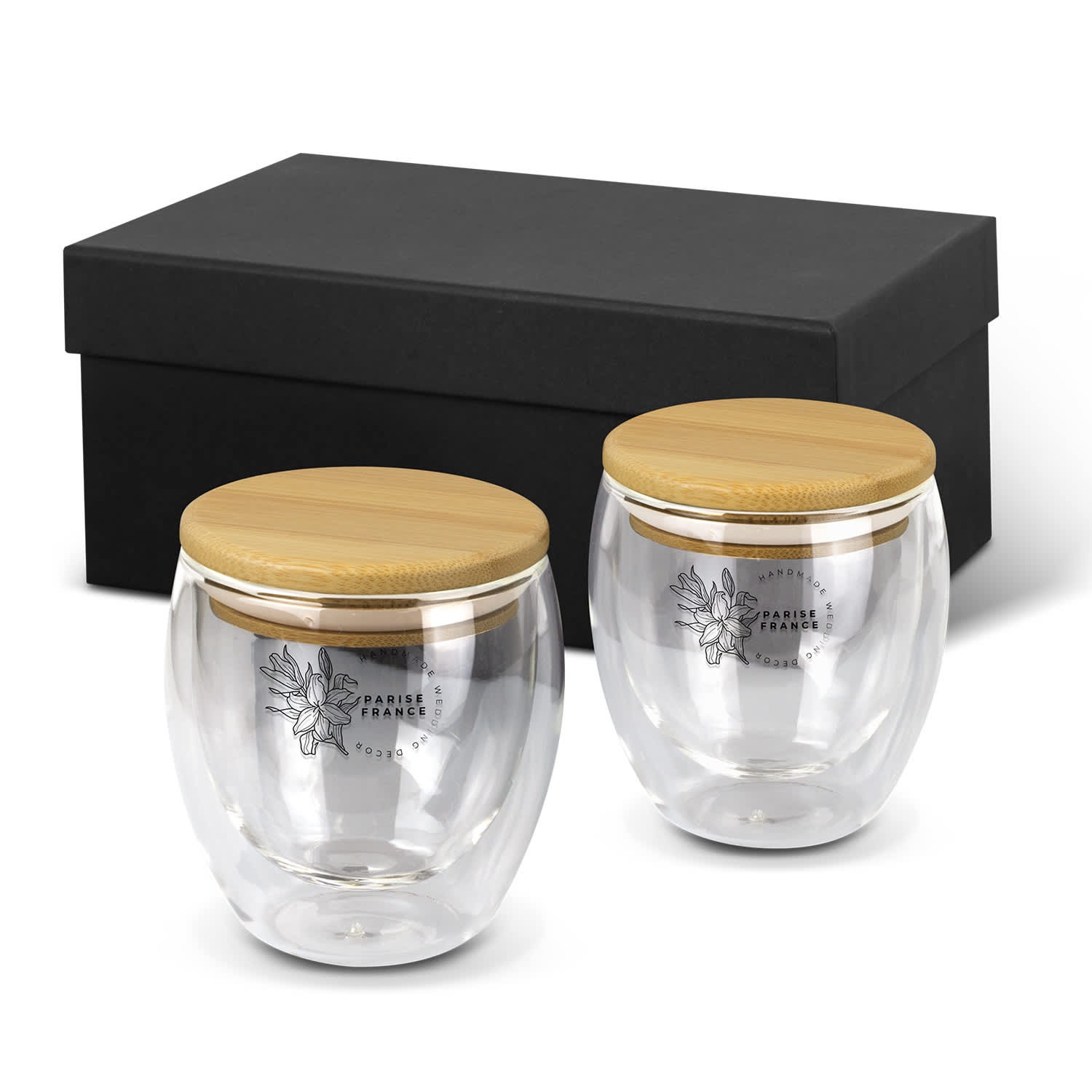 Azzurra Double-Wall Glass Cup Set 250ml