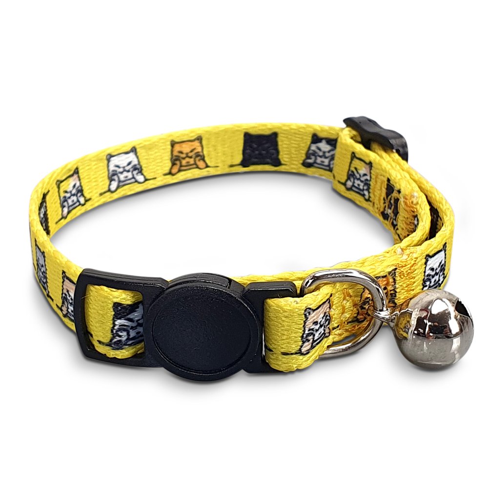 Adjustable Safety Cat Collar with Bell