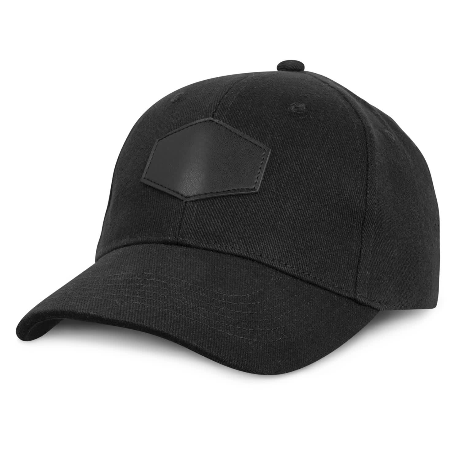 Falcon Cotton Twill Cap with Leather-Look Patch