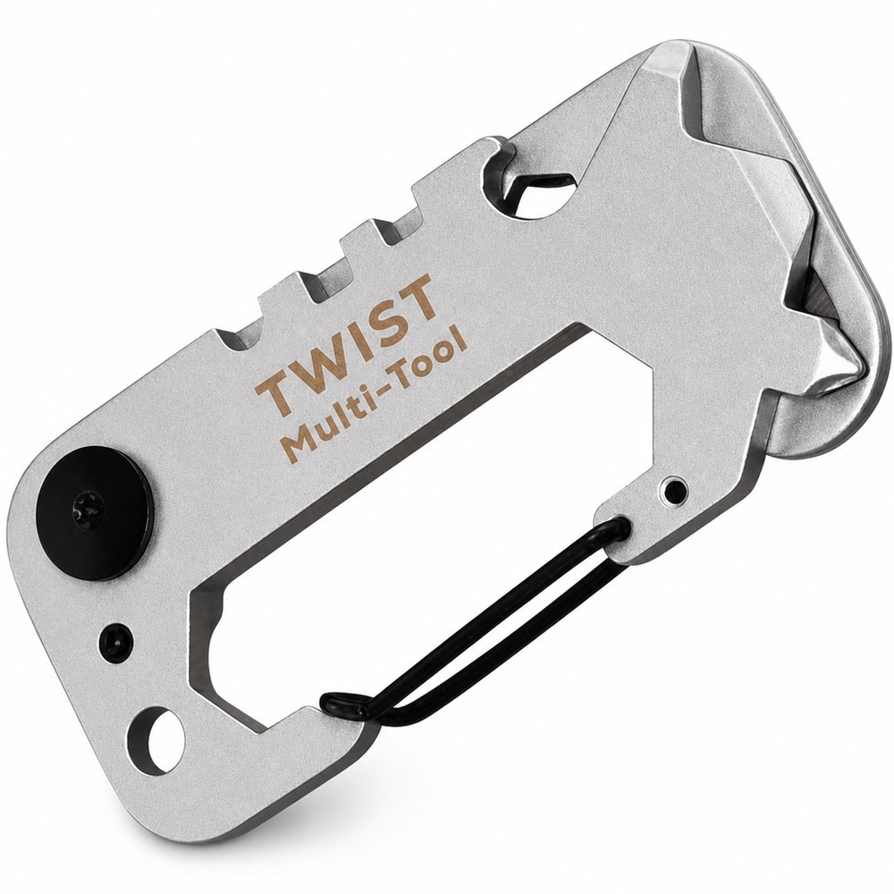 Twist Multi-Tool with Carabiner