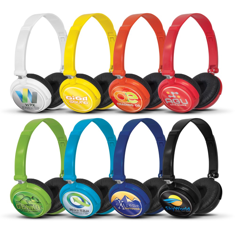 Pulsar Adjustable Stereo Headphones with Carry Bag
