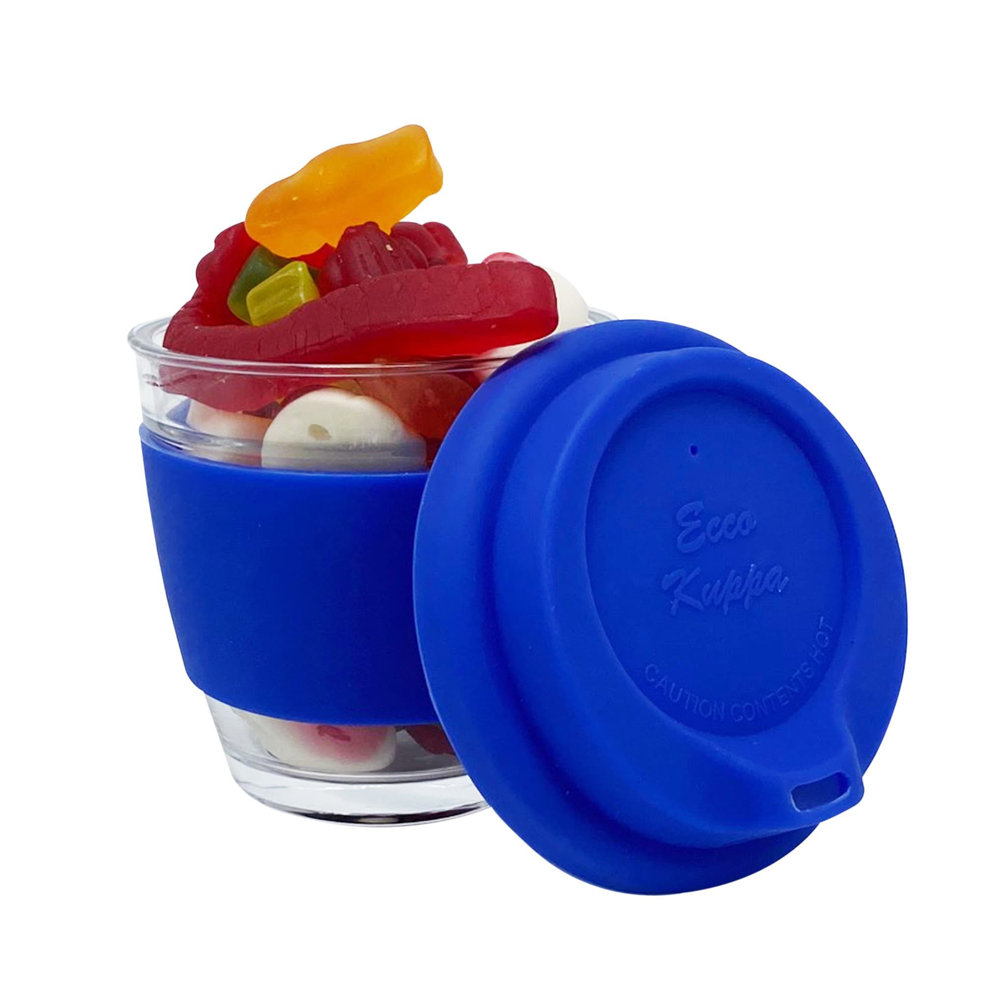 Venice Glass Coffee Cup with Jelly Party Mix