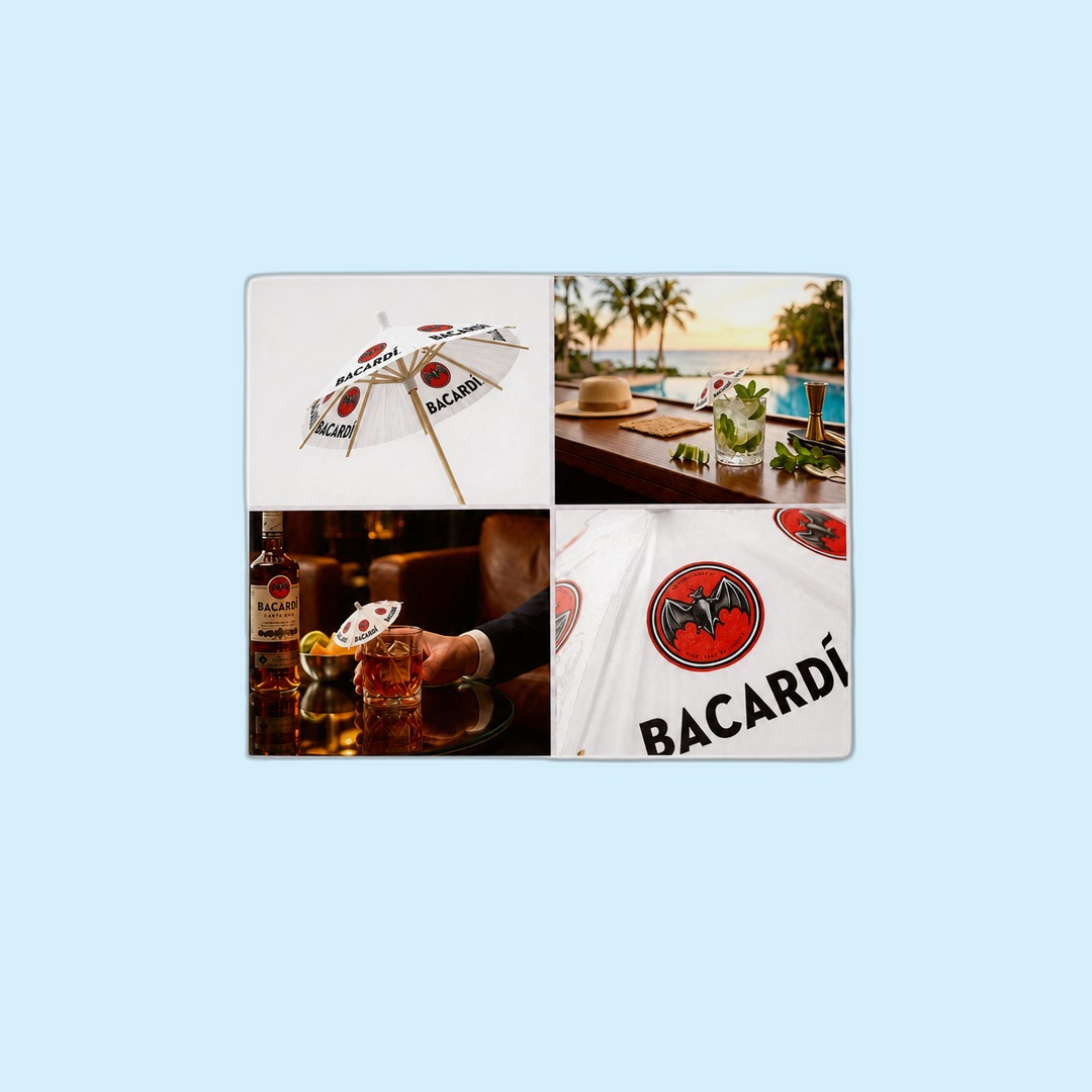 Produced and branded for Bacardi.