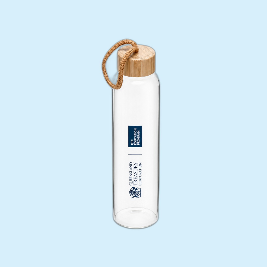 Eco-considered. Branded for QTC Education Program.