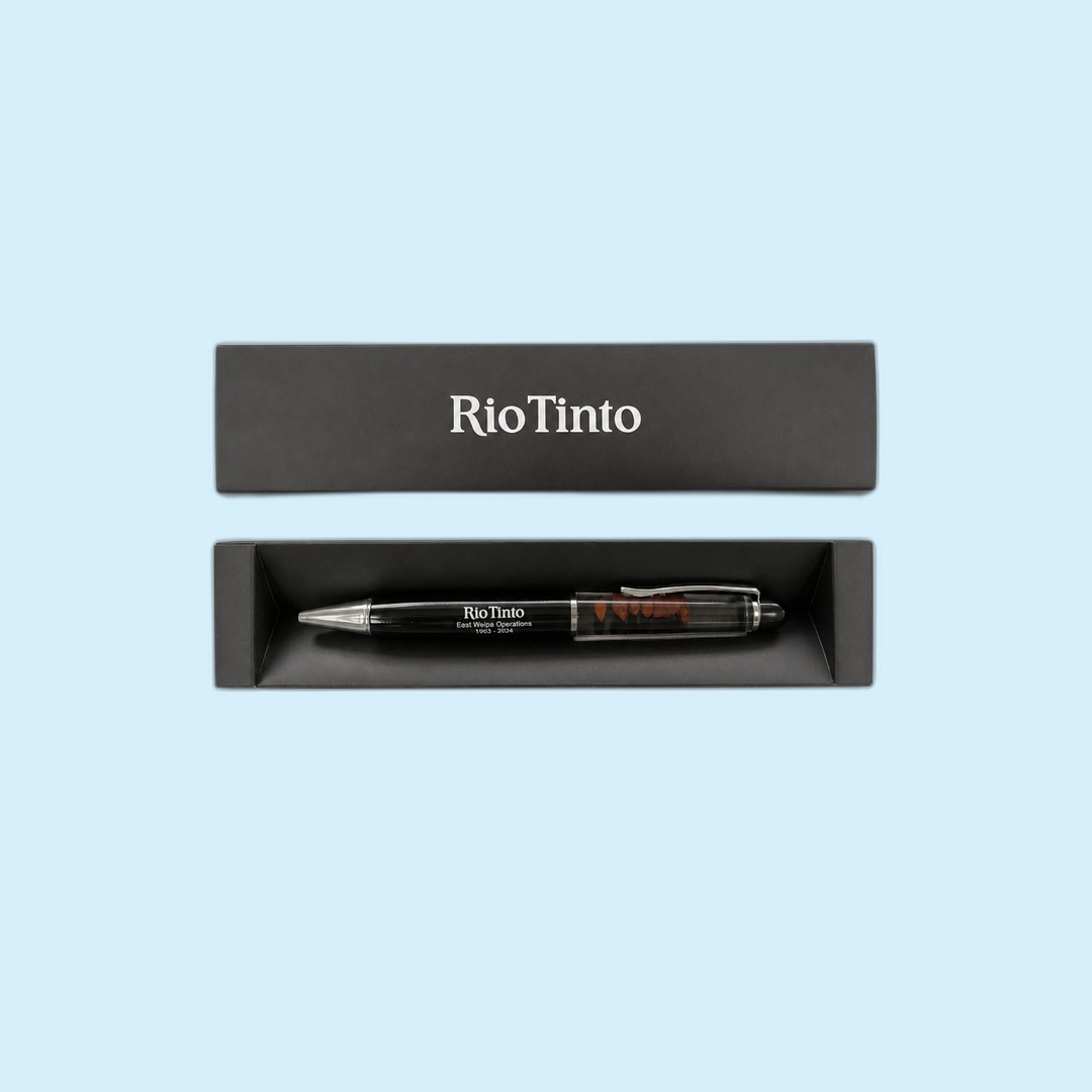 Produced and branded for Rio Tinto.